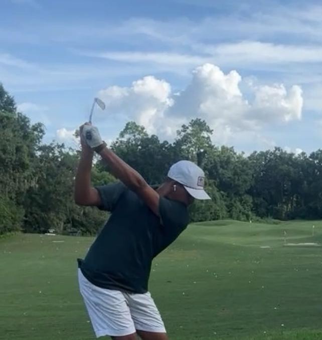 Fist pump celebration